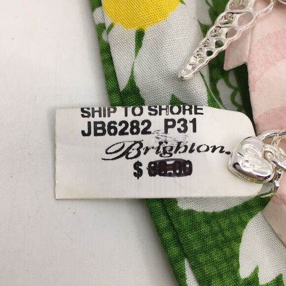 NWT Brighton SHIP TO SHORE Silver Tone Charm Bracelet with dust bag - Picture 6 of 13